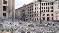 Результат бомбежки Харькова русско-фашистской армией
