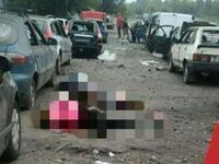 Ракетный удар по гуманитарной колонне в Запорожье, десятки погибших