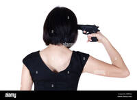 alamy.com: Businesswomen and businessmen with gun